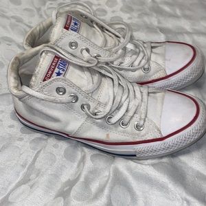 White Mid Converse W 6.5